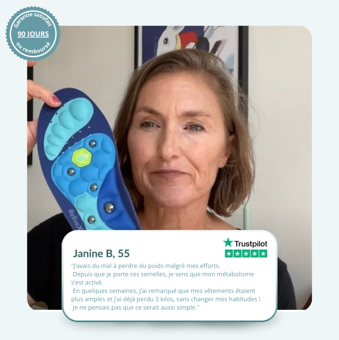 Semelles Magnétiques Stepsia - Brûle graisse